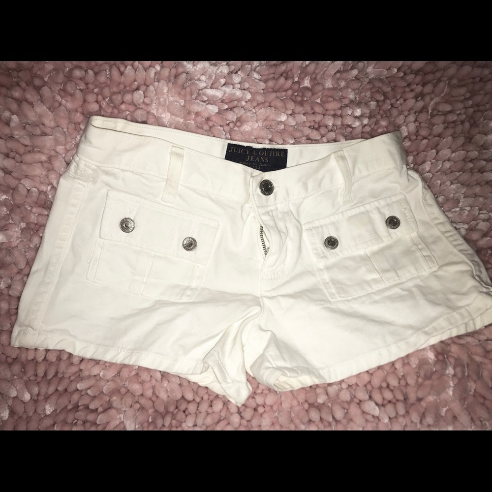 Juicy Couture White Jean Shorts